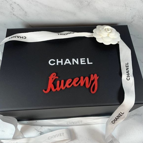 ❌❌ CHANEL 21K Glittered Silver Metallic Caviar Quilted Medium Double Flap CC bag - Picture 14 of 14